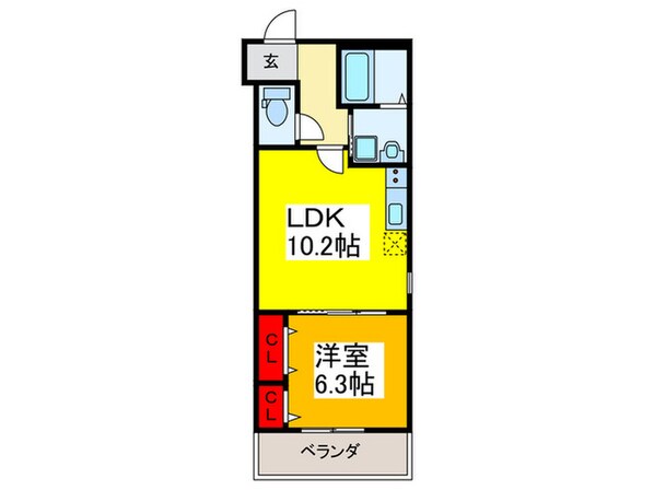 フジパレス教興寺三丁目の物件間取画像